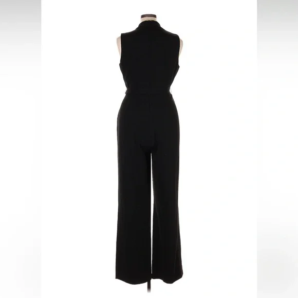 Calvin Klein Sleeveless Tie Waist Wide-Leg Jumpsuit, NWOT - Picture 2 of 3